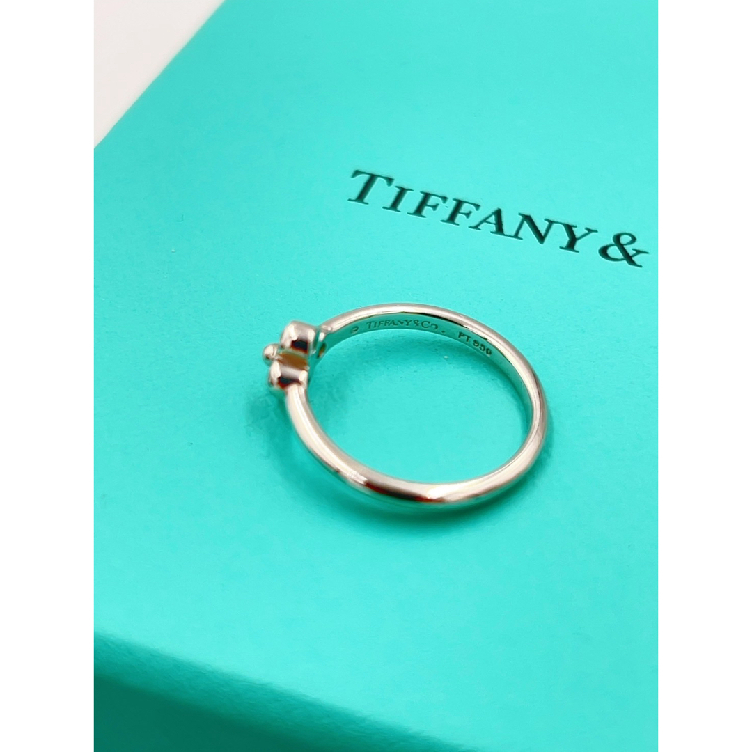 Tiffany & Co.(ティファニー)の美品TIFFANY&Co.ティファニーフラワープラチナダイヤモンドリング8号 レディースのアクセサリー(リング(指輪))の商品写真