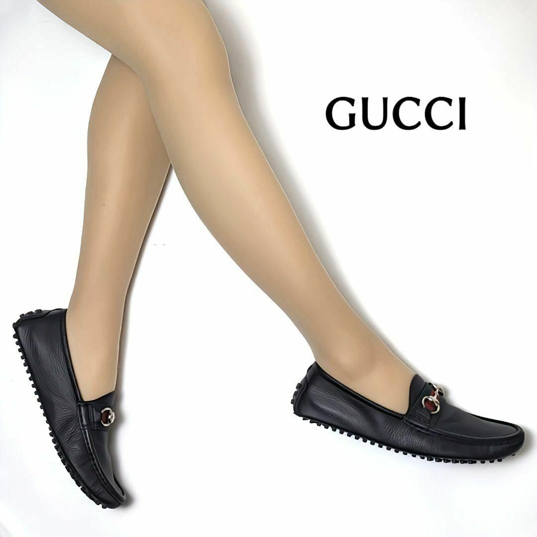 Gucci(グッチ)の新品そっくりさん⭐グッチGUCCI　モカシン　ドライビングシューズ　37.5 レディースの靴/シューズ(ハイヒール/パンプス)の商品写真