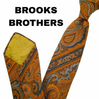 Brooks Brothers - ブルックスブラザーズ ネクタイ ウール100% ペイズリー柄 総柄 u37