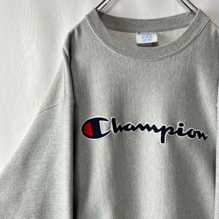 チャンピオン(Champion)のチャンピオン　リバースウィーブ　カレッジロゴ　スウェットトレーナー　グレー　XL(スウェット)