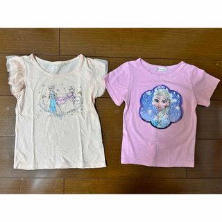 アナトユキノジョオウ(アナと雪の女王)のアナ雪　Tシャツ　100(Tシャツ/カットソー)