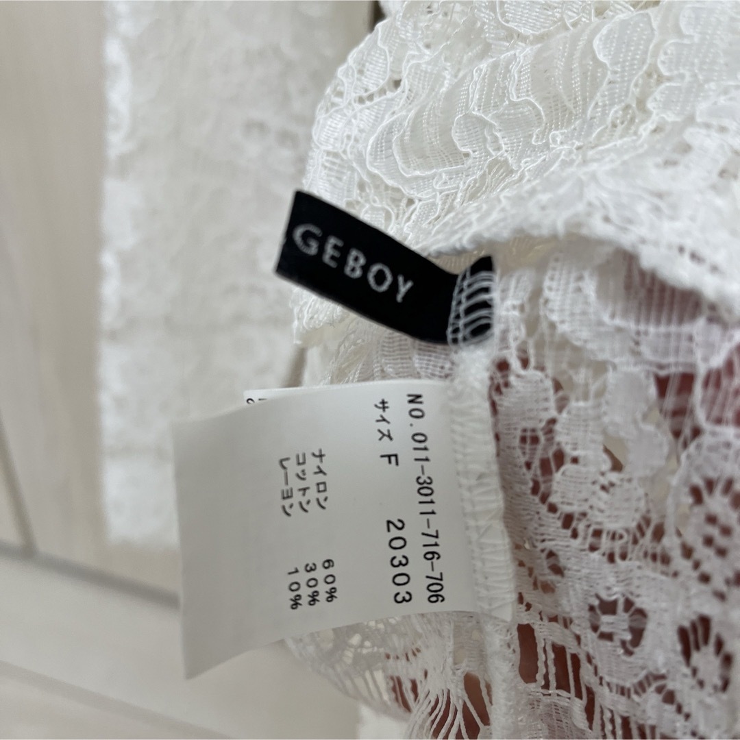 PAGEBOY(ページボーイ)のレーストップス　冠婚　結婚式　インナー　Alicia PAGEBOY サイズF レディースのトップス(カットソー(長袖/七分))の商品写真