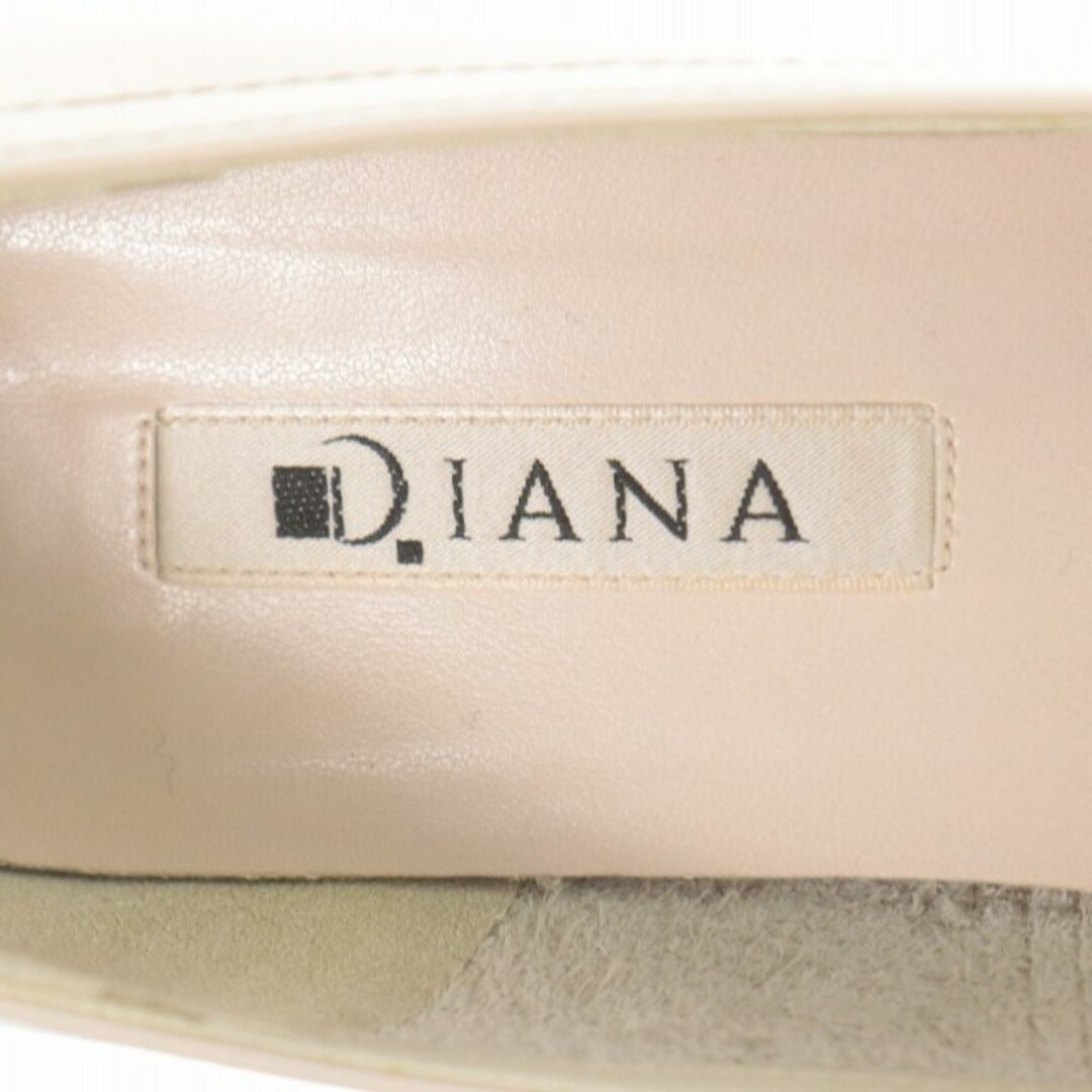 DIANA(ダイアナ)のダイアナ パンプス スクエアトゥ ヒール レザー 22.5 MR15260 レディースの靴/シューズ(ハイヒール/パンプス)の商品写真