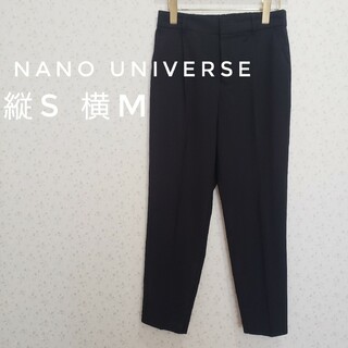 ナノユニバース(nano・universe)のnano universe ブラック パンツ スラックス 黒(その他)