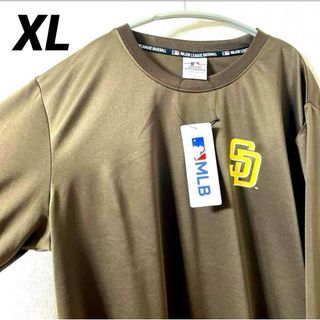 メジャーリーグベースボール(MLB)のMLB サンディエゴ・パドレス　ロンＴ シャツ メッシュ素材　ダルビッシュ　XL(Tシャツ/カットソー(七分/長袖))