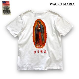 ワコマリア(WACKO MARIA)の【WACKOMARIA】ワコマリア USA製ファブリック マリアプリントTシャツ(Tシャツ/カットソー(半袖/袖なし))