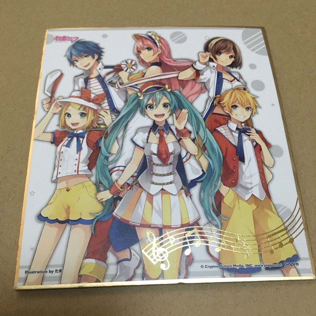 初音ミク　ビジュアル色紙コレクション エンタメ/ホビーのアニメグッズ(その他)の商品写真