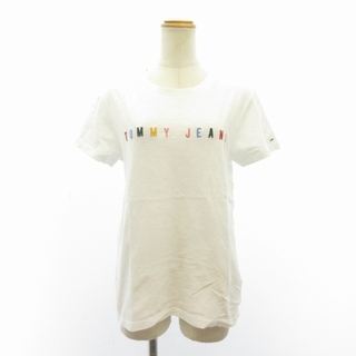 アザー(other)のトミージーンズ 美品 ロゴ刺繍 Tシャツ カットソー 白 ホワイト S ■122(Tシャツ(半袖/袖なし))