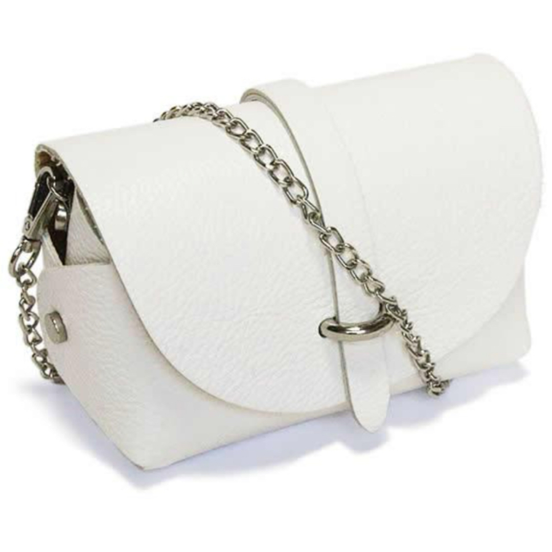 allureville(アルアバイル)のallureville アルアバイル　レザー 白 ホワイト ショルダーバッグ  メンズのバッグ(ショルダーバッグ)の商品写真