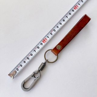 ハンドメイド　キーホルダー　本革　♪(キーホルダー)