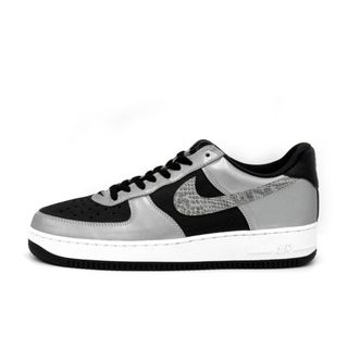 ナイキ(NIKE)のナイキ NIKE ■ 【 AIR FORCE 1 LOW SILVER SNAKE DJ6033 001 】 エア フォース 1 ロー シルバー スネーク スニーカー s2798(スニーカー)