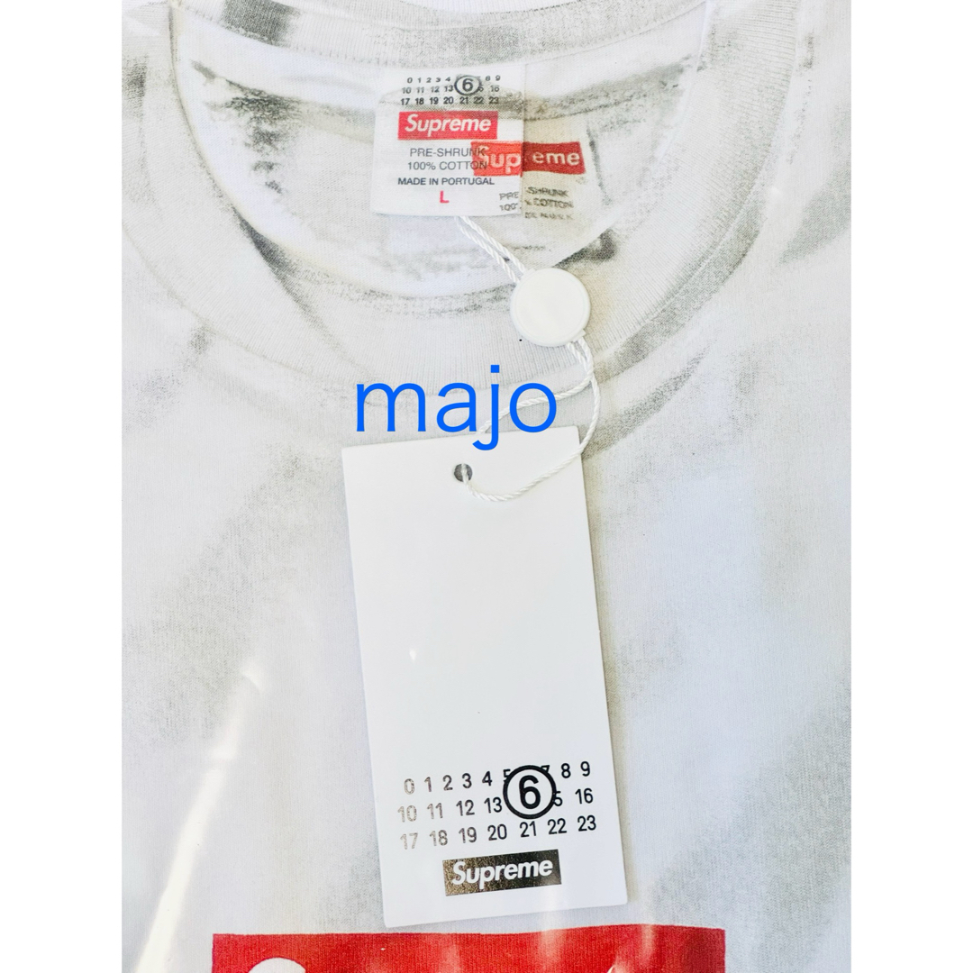 Supreme(シュプリーム)のSupreme Maison Margiela Box Logo Tee L メンズのトップス(Tシャツ/カットソー(半袖/袖なし))の商品写真