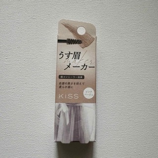 kiss うす眉メーカー 01 ピンクベージュ(眉マスカラ)