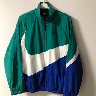 ナイキ(NIKE)のNIKE BIG SWOOSH WOVEN JACKET  サイズL(ナイロンジャケット)