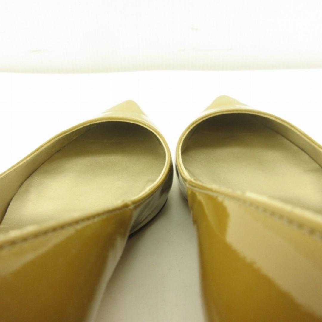 ユナイテッドアローズ エナメル ヒール パンプス ミュール 約22㎝ ■122 レディースの靴/シューズ(ハイヒール/パンプス)の商品写真