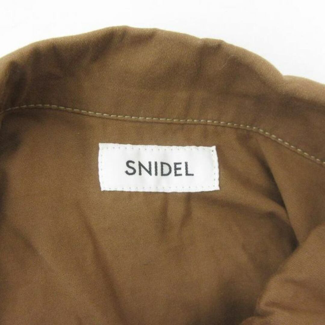 SNIDEL(スナイデル)のスナイデル 19AW ミリタリーオーバーシャツ ブラウス ビッグシルエット F レディースのトップス(シャツ/ブラウス(長袖/七分))の商品写真