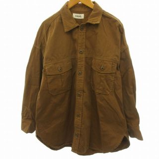 スナイデル(SNIDEL)のスナイデル 19AW ミリタリーオーバーシャツ ブラウス ビッグシルエット F(シャツ/ブラウス(長袖/七分))