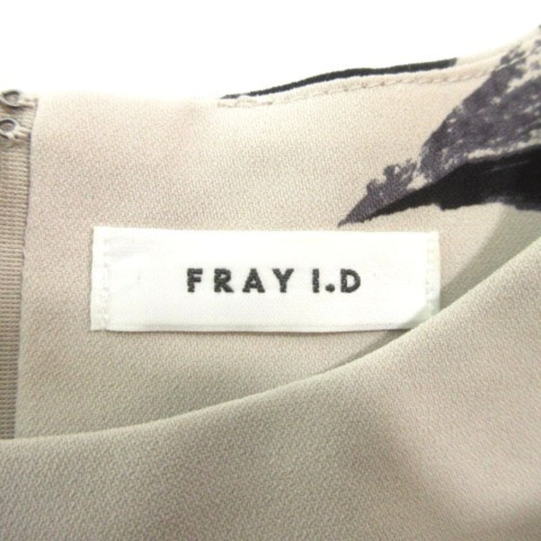 FRAY I.D(フレイアイディー)のフレイアイディーフラワー プリント ノースリーブ ワンピース 0 約S ■052 レディースのワンピース(ひざ丈ワンピース)の商品写真