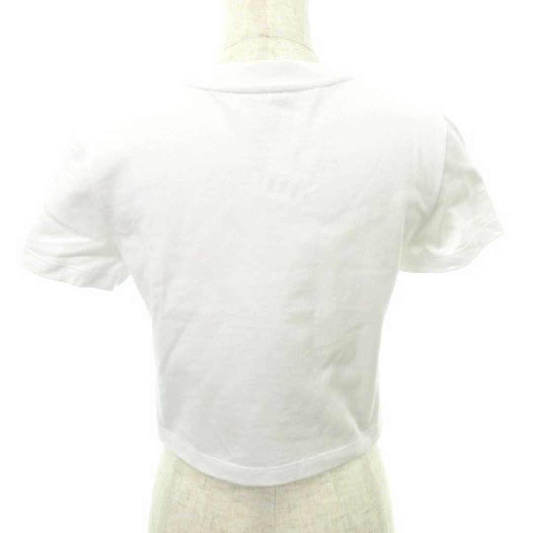 other(アザー)のディジット バタフライ ロゴ チビ Tシャツ 半袖 バッジ XS 白 ■052 レディースのトップス(Tシャツ(半袖/袖なし))の商品写真