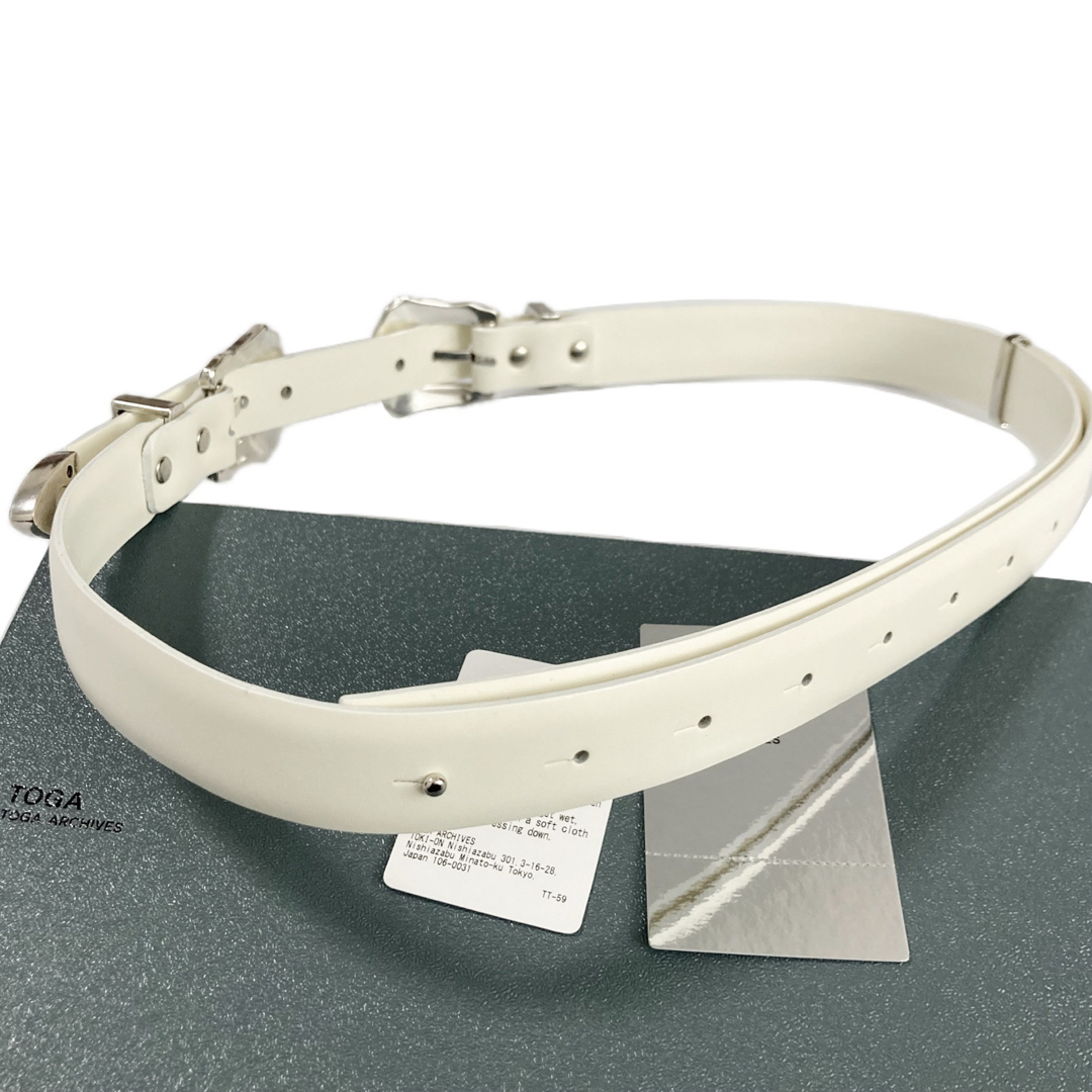 TOGA - 新品 定価2.5万円 TOGA Double buckle belt サイズLの通販 by ...