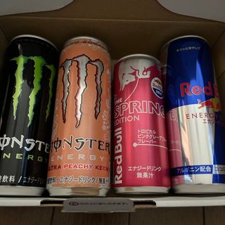 レッドブル(Red Bull)のモンスター2本　レッドブル2本(その他)