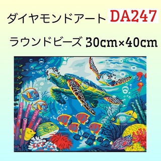 DA247ダイヤモンドアートキットトロピカルタートル(アート/写真)