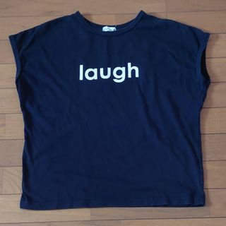 ブランシェス(Branshes)のbranshes ロゴ Tシャツ 150 黒 laugh(Tシャツ/カットソー)