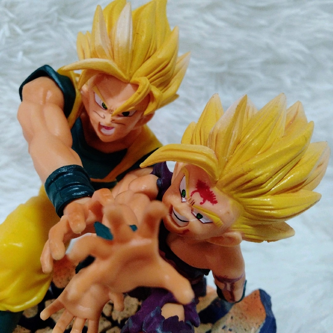 【即日発送】高さ14cm ドラゴンボール 親子かめはめ波 フィギュア エンタメ/ホビーのフィギュア(アニメ/ゲーム)の商品写真