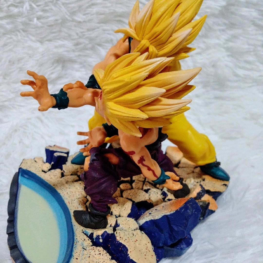 【即日発送】高さ14cm ドラゴンボール 親子かめはめ波 フィギュア エンタメ/ホビーのフィギュア(アニメ/ゲーム)の商品写真