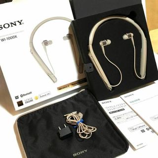 SONY WI-1000X シャンパンゴールド(ヘッドフォン/イヤフォン)