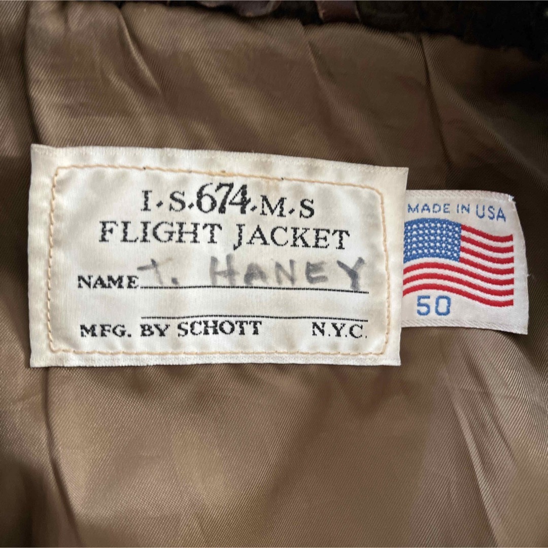 schott - SCHOTT G-1ジャケット(70年代前後)サイズ:50の通販 schott - SCHOTT G-1ジャケット(70年代前後)サイズ:50の通販