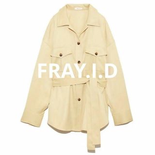 フレイアイディー(FRAY I.D)の【美品】FRAY.I.D CPOシャツジャケット(スプリングコート)