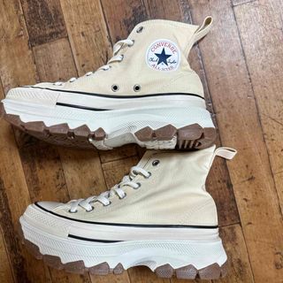 コンバース(CONVERSE)の24   コンバース トレックウェーブ オフホワイト 厚底(スニーカー)