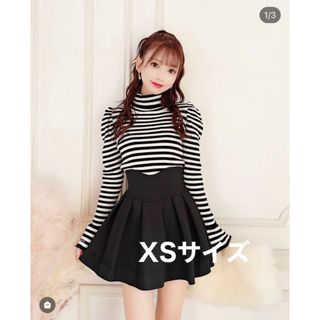 ラスト！ミシェルマカロン 美脚になれるスカート ブラック XSサイズ