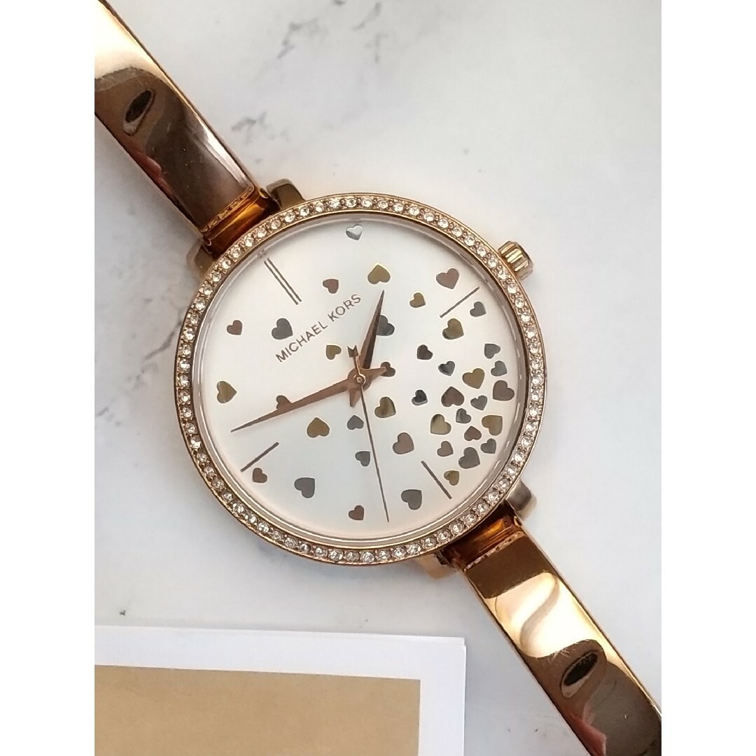 Michael Kors マイケルコース腕時計 ローズゴールド バングル Michael Kors マイケルコース腕時計 ローズゴールド バングル