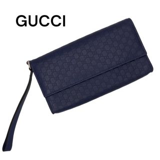 グッチ(Gucci)の【美品】 GUCCI グッチ マイクロシマ クラッチバッグ セカンドバッグ(セカンドバッグ/クラッチバッグ)