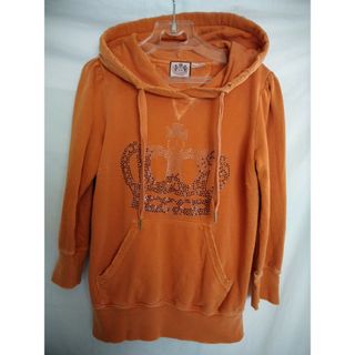 ジューシークチュール(Juicy Couture)のレア品❗JUICY COUTURE  USED加工パフスリーブパーカー❗(パーカー)