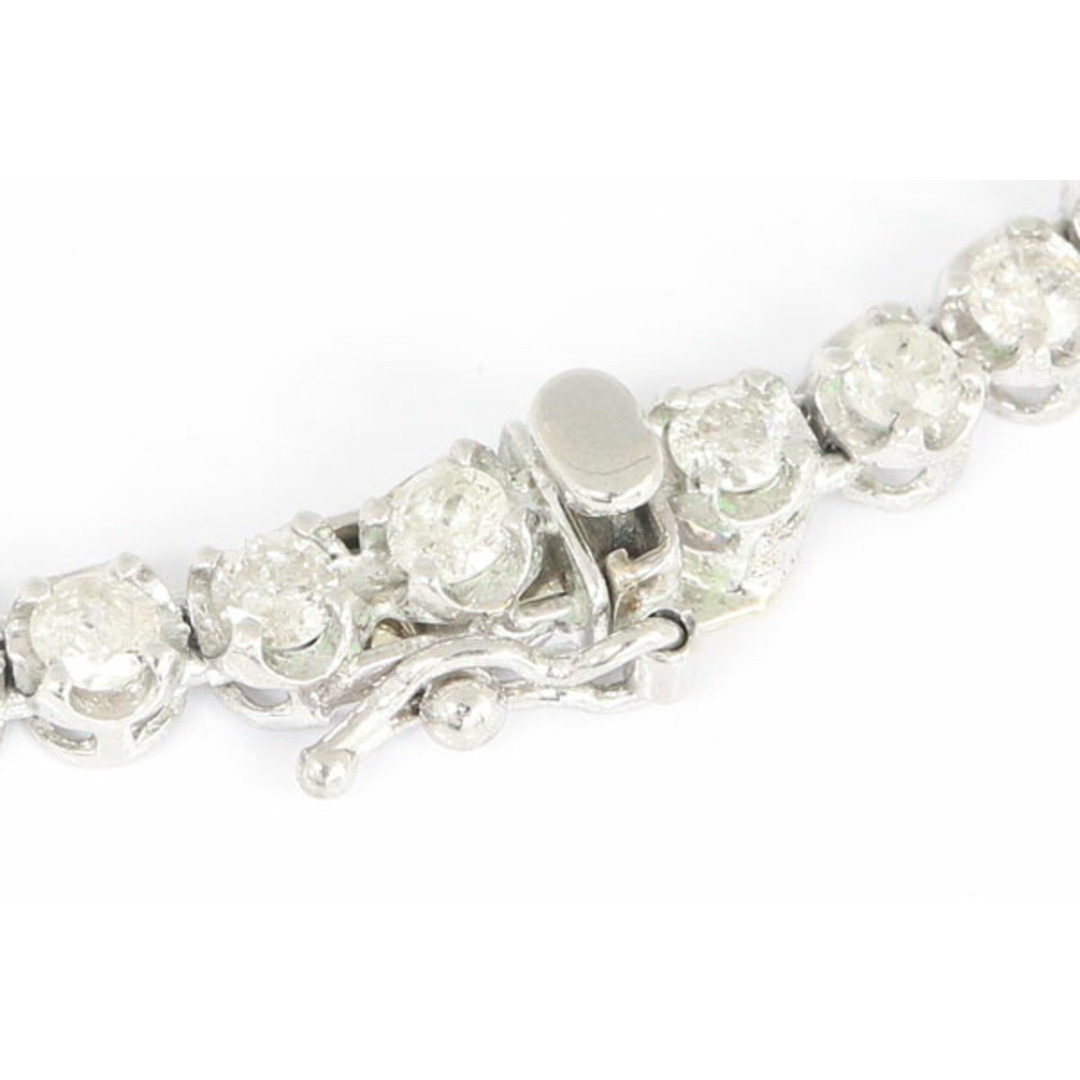  【中古】ダイヤモンド ネックレス テニスネックレス PT メンズのアクセサリー(ネックレス)の商品写真