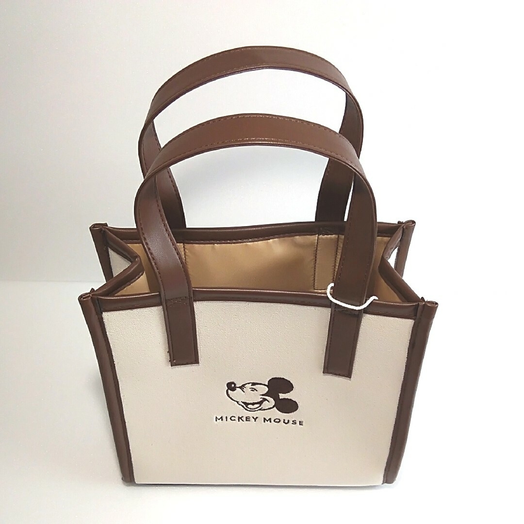ミッキーマウス(ミッキーマウス)のディズニー ミッキーマウス スクエアバッグ ミニバッグ トートバッグ贈り物 レディースのバッグ(トートバッグ)の商品写真