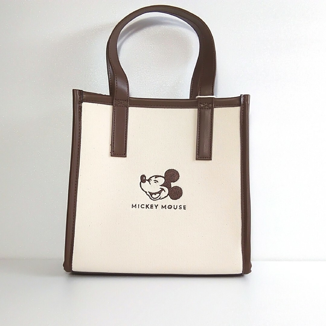 ミッキーマウス(ミッキーマウス)のディズニー ミッキーマウス スクエアバッグ ミニバッグ トートバッグ贈り物 レディースのバッグ(トートバッグ)の商品写真