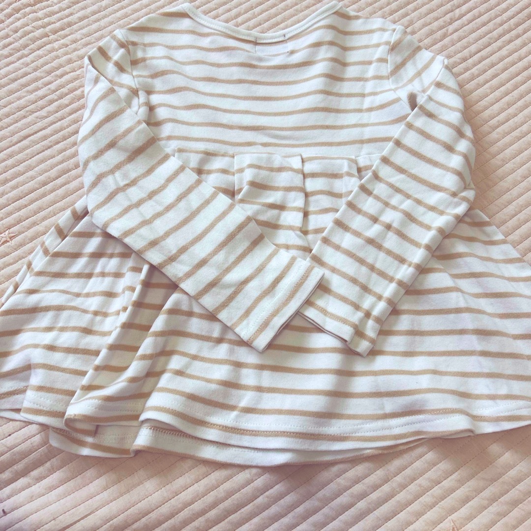 petit main(プティマイン)のキッズ110 ロンティー キッズ/ベビー/マタニティのキッズ服女の子用(90cm~)(Tシャツ/カットソー)の商品写真