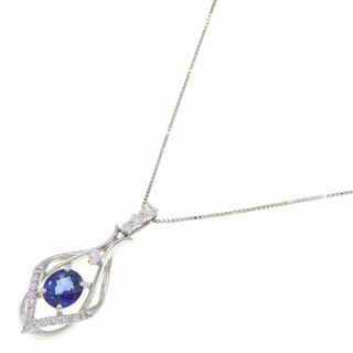  サファイア ダイヤモンド ネックレス S0.70ct(ネックレス)