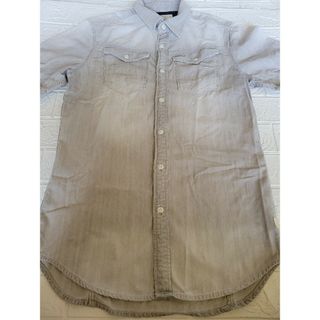 ジースター(G-STAR RAW)のジースターロウ 半袖シャツxs s m  シャツ　グレー(シャツ)