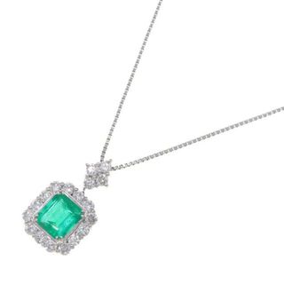  エメラルド ダイヤモンド ネックレス E1.16ct(ネックレス)