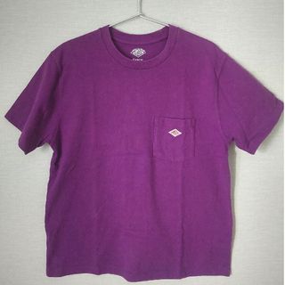 ダントン(DANTON)のDANTON  ポケットTシャツ  パープル(Tシャツ(半袖/袖なし))