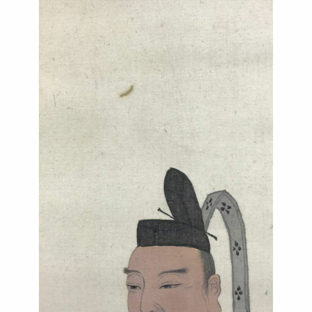 春峰/管公図/菅原道真/人物図/学問の神様/掛軸☆宝船☆AE-105の 春峰/管公図/菅原道真/人物図/学問の神様/掛軸☆宝船☆AE-105の