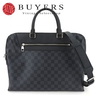 ルイヴィトン(LOUIS VUITTON)の【中古】 ルイ・ヴィトン ビジネスバッグ PDJ  N48260 ポルトドキュマンジュール ダミエグラフィットキャンバス レザー ブラック グレー シルバー金具 ビジネス 2WAY メンズ 男性 LOUIS VUITTON(ビジネスバッグ)