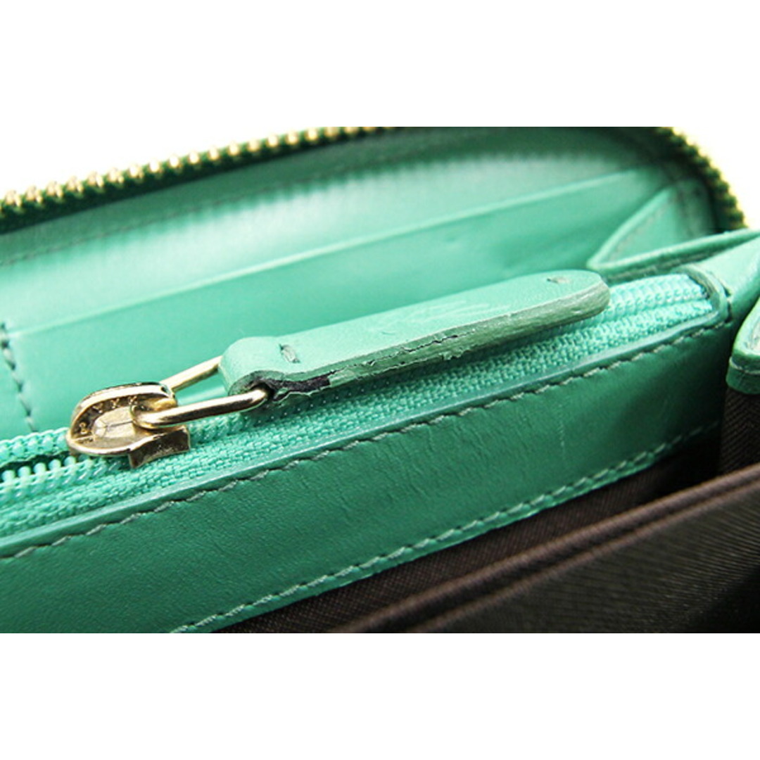  エトロ ラウンドファスナー長財布 1B107 グリーン レディースのファッション小物(財布)の商品写真
