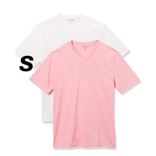 マルチパック Tシャツ Vネック スリムフィット 半袖 メンズ Sサイズ(Tシャツ/カットソー(半袖/袖なし))