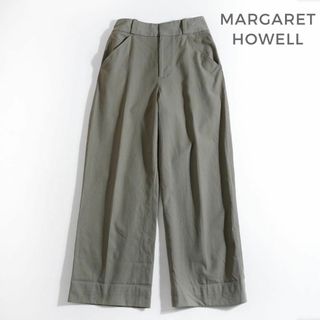 マーガレットハウエル(MARGARET HOWELL)の787*美品 マーガレットハウエル MHL. ウール混 ワイドパンツ(その他)